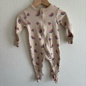 Old Navy Watermelon Footie Sleeper 3-6M